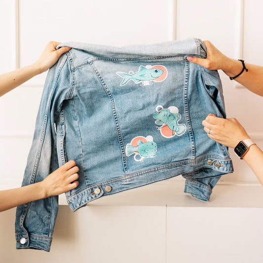 Artstickly Bügelbilder Fisch A4-Set für Kinder Babys