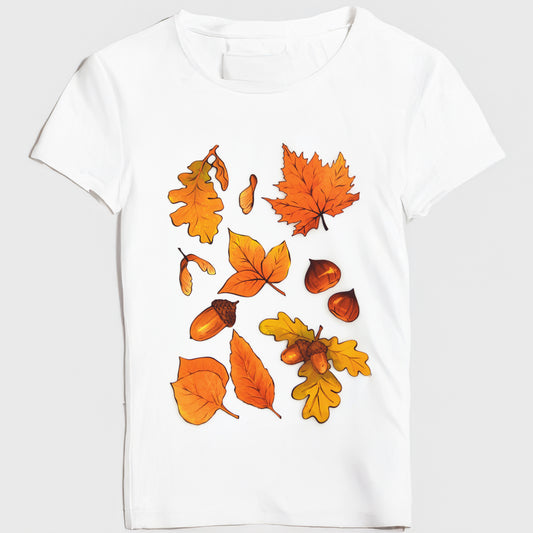 ArtStickly Bügelbilder Herbstblätter A4-Set für Kinder, Erwachsene