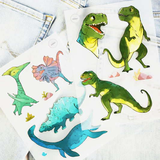 Artstickly Bügelbilder Dino Rex A5-Set für Kinder, Babys