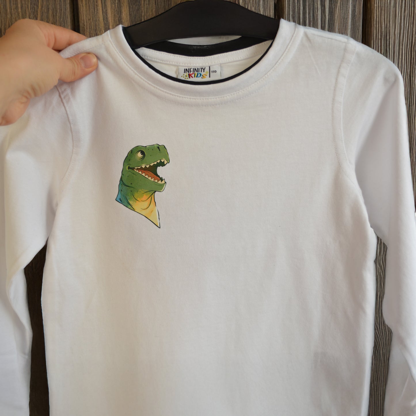 Artstickly Bügelbilder Dino Rex A5-Set für Kinder, Babys