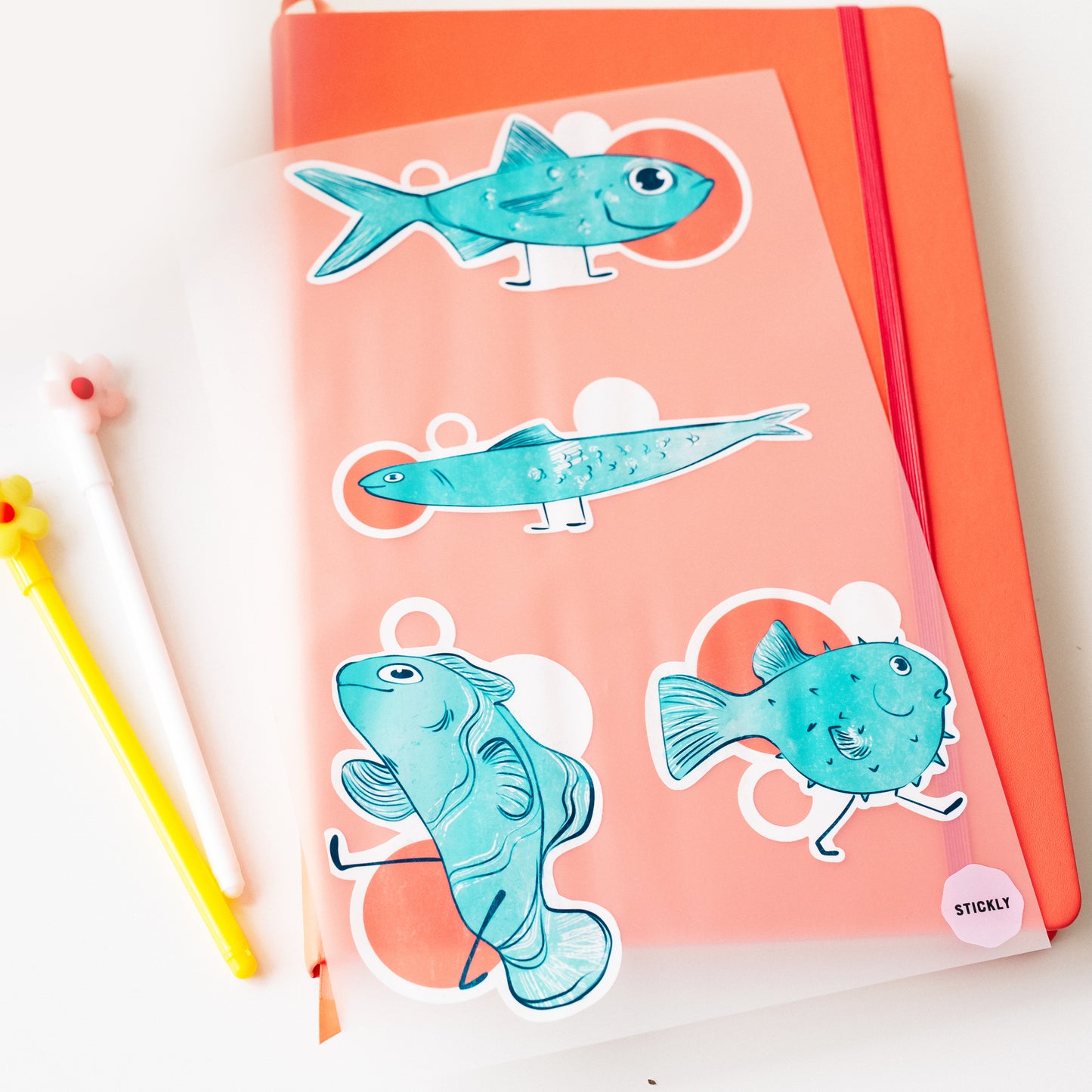 Artstickly Bügelbilder Fisch A4-Set für Kinder Babys