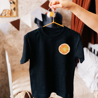 ArtStickly Bügelbilder Orangenhälfte A4-Set für Kinder, Erwachsene