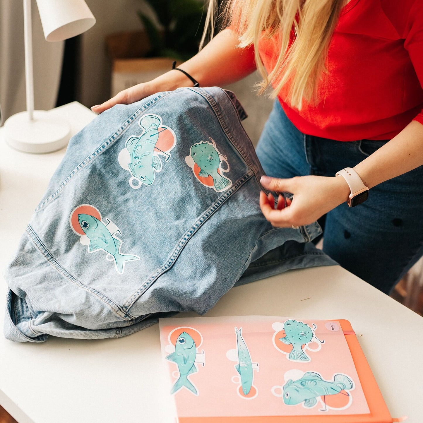Artstickly Bügelbilder Fisch A4-Set für Kinder Babys
