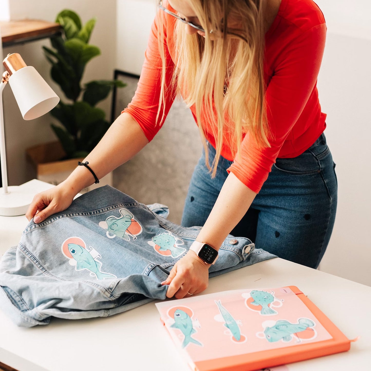 Artstickly Bügelbilder Fisch A4-Set für Kinder Babys