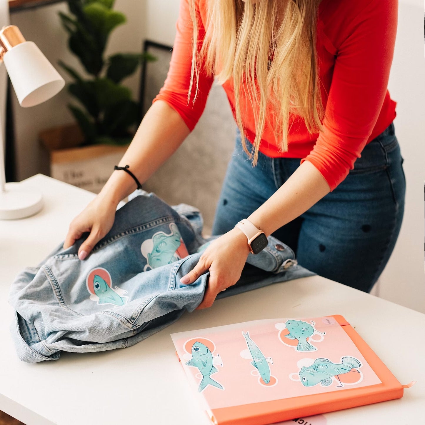 Artstickly Bügelbilder Fisch A4-Set für Kinder Babys