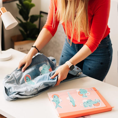 Artstickly Bügelbilder Fisch A4-Set für Kinder Babys