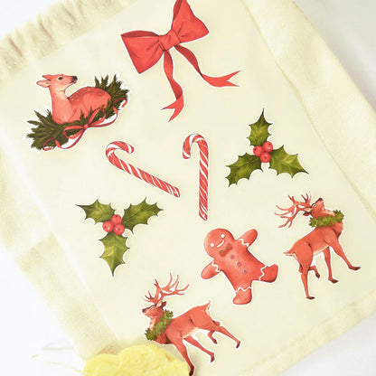 Artstickly Bügelbilder Weihnachten A5-Set, 2 Bögen für Kinder, Familie