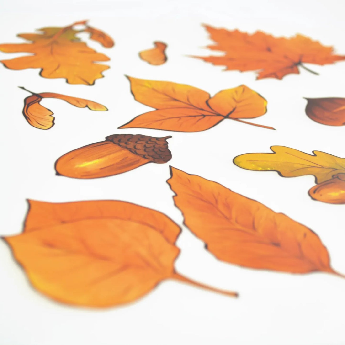 ArtStickly Bügelbilder Herbstblätter A4-Set für Kinder, Erwachsene