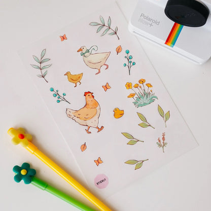 Artstickly Bügelbilder Bauernhof A5-Set, 2 Bögen für Babys, Kinder